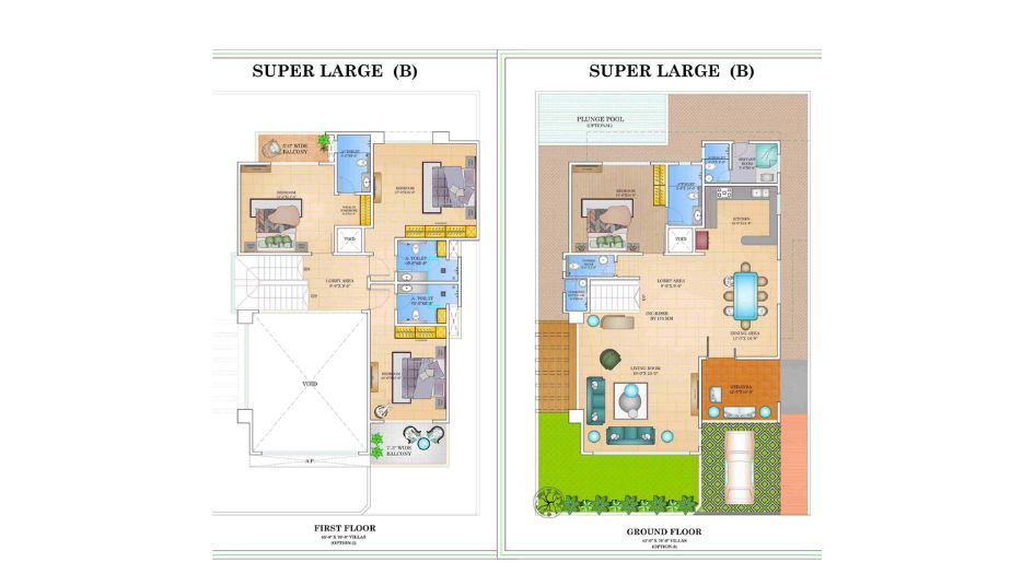 Arihant-World-Villas-Floor-Plan-4-BHK-Super-Large-B